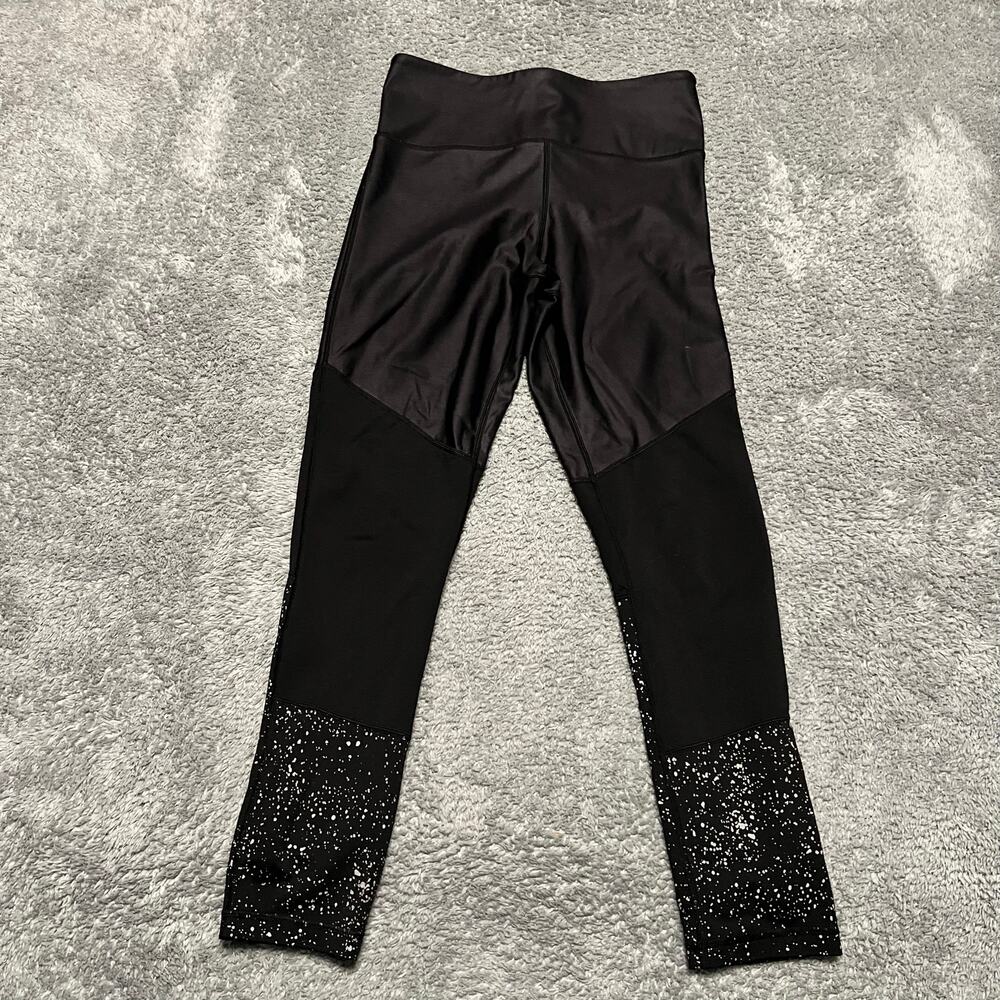 Zyia Active Leggings Pants Womens 6-8 Black Cropped